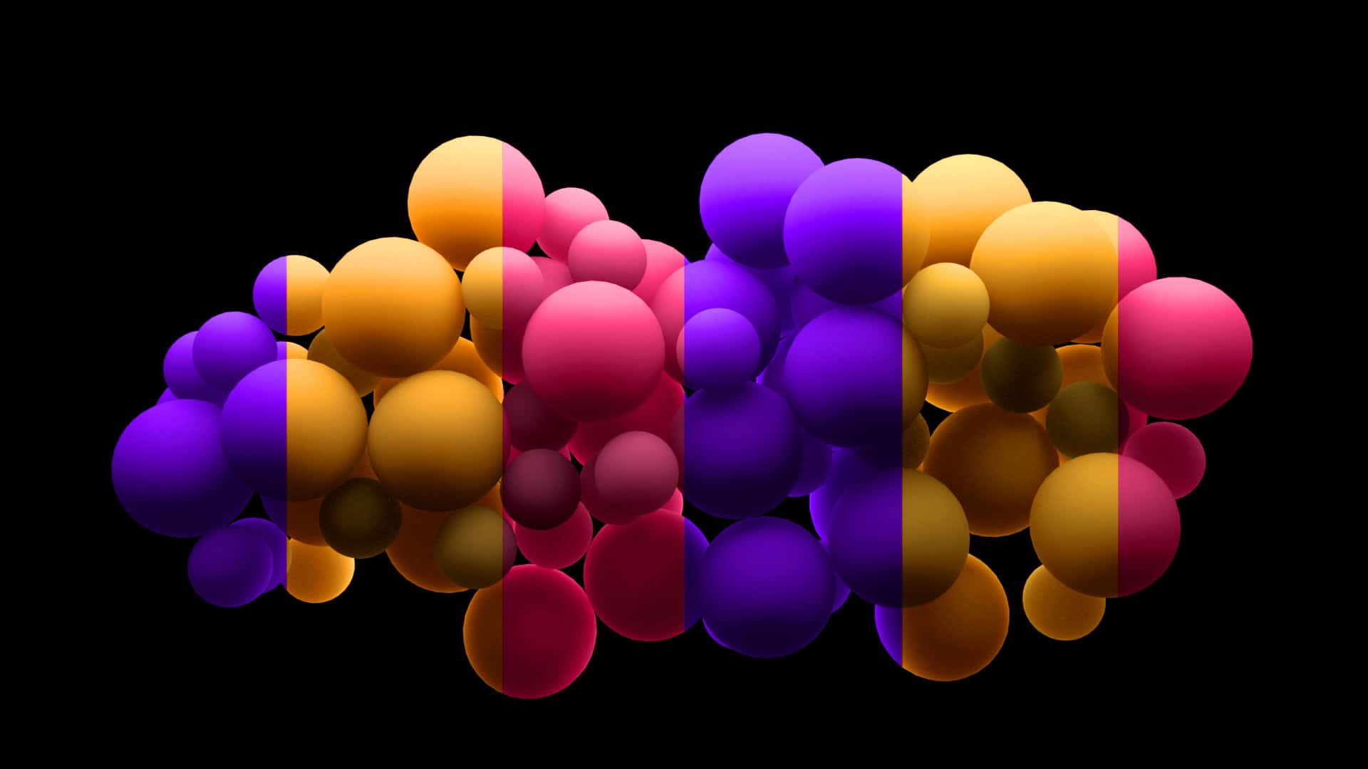 Color Stepping Spheres